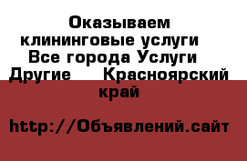 Оказываем клининговые услуги! - Все города Услуги » Другие   . Красноярский край